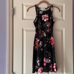 Black Floral Dress
